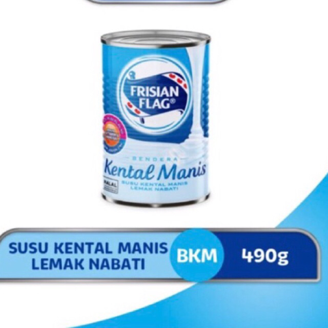 

Frisian Flag bendera kental manis kaleng 490g