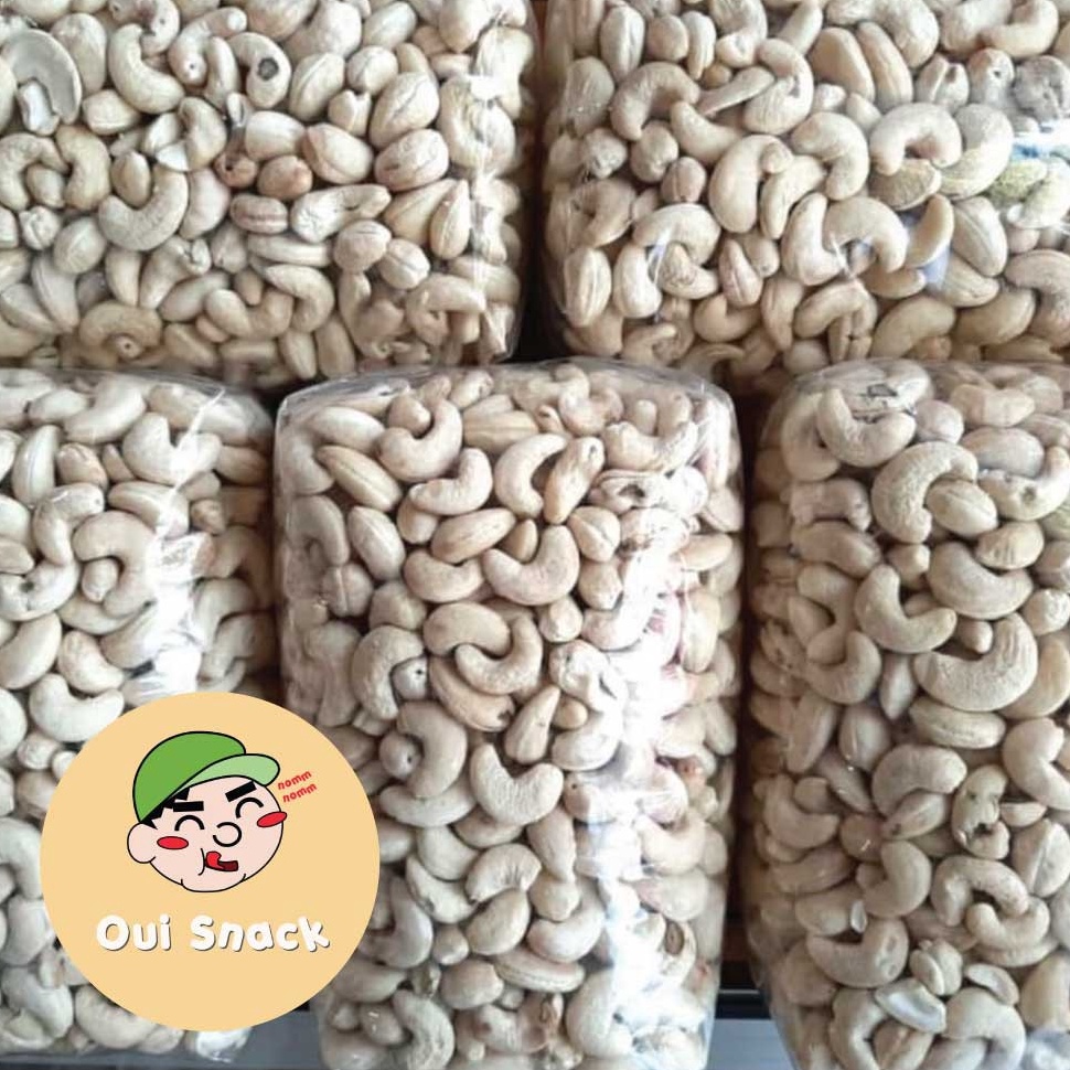

NEW 1Kg Kacang Mede Mentah Sulawesi Super Grosir Mete Mentah Murah Oui Snack Berkualitas