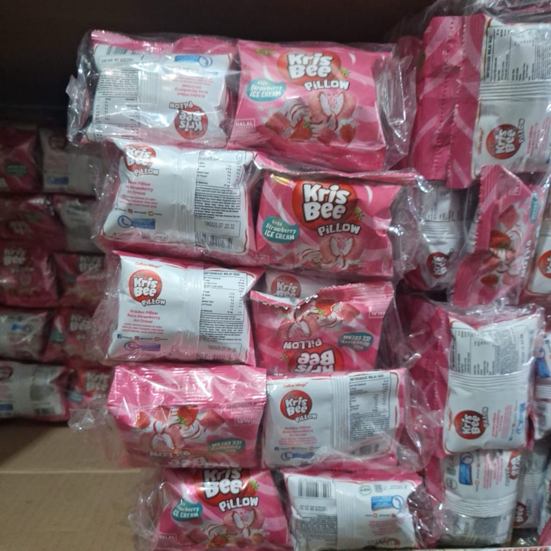 

KRISBEE PILLOW 6gram x 20 pcs strawberry