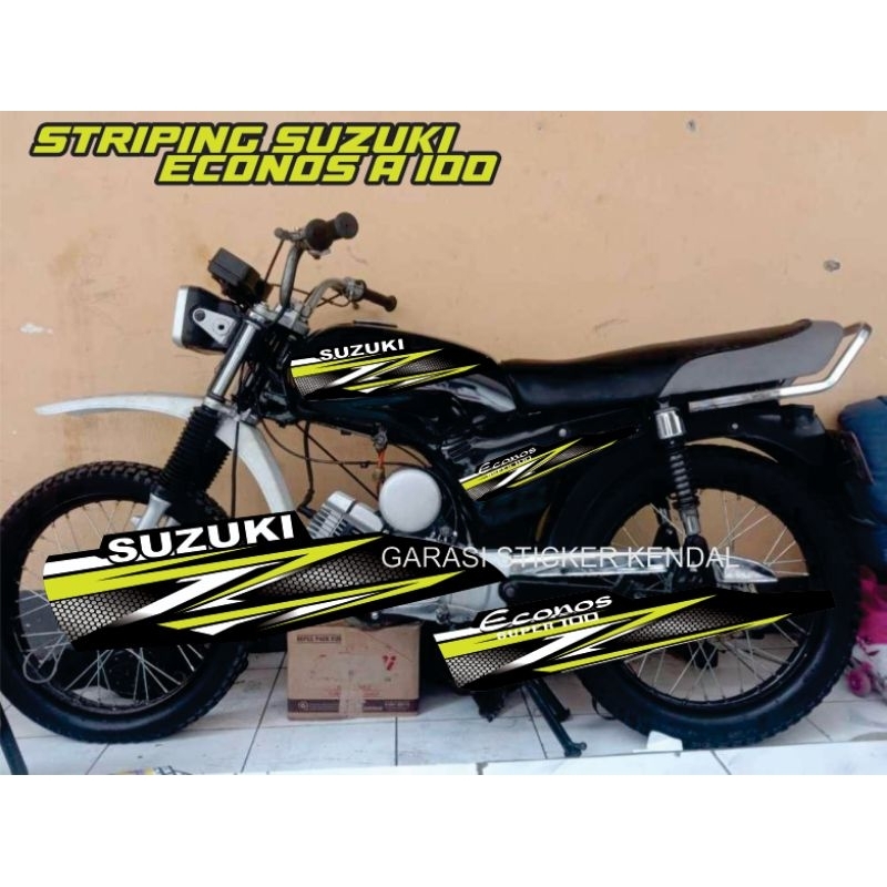 STICKER STRIPING SUZUKI A 100 OLD, A 100 X SUPER & A100 ECONAOUS variasi