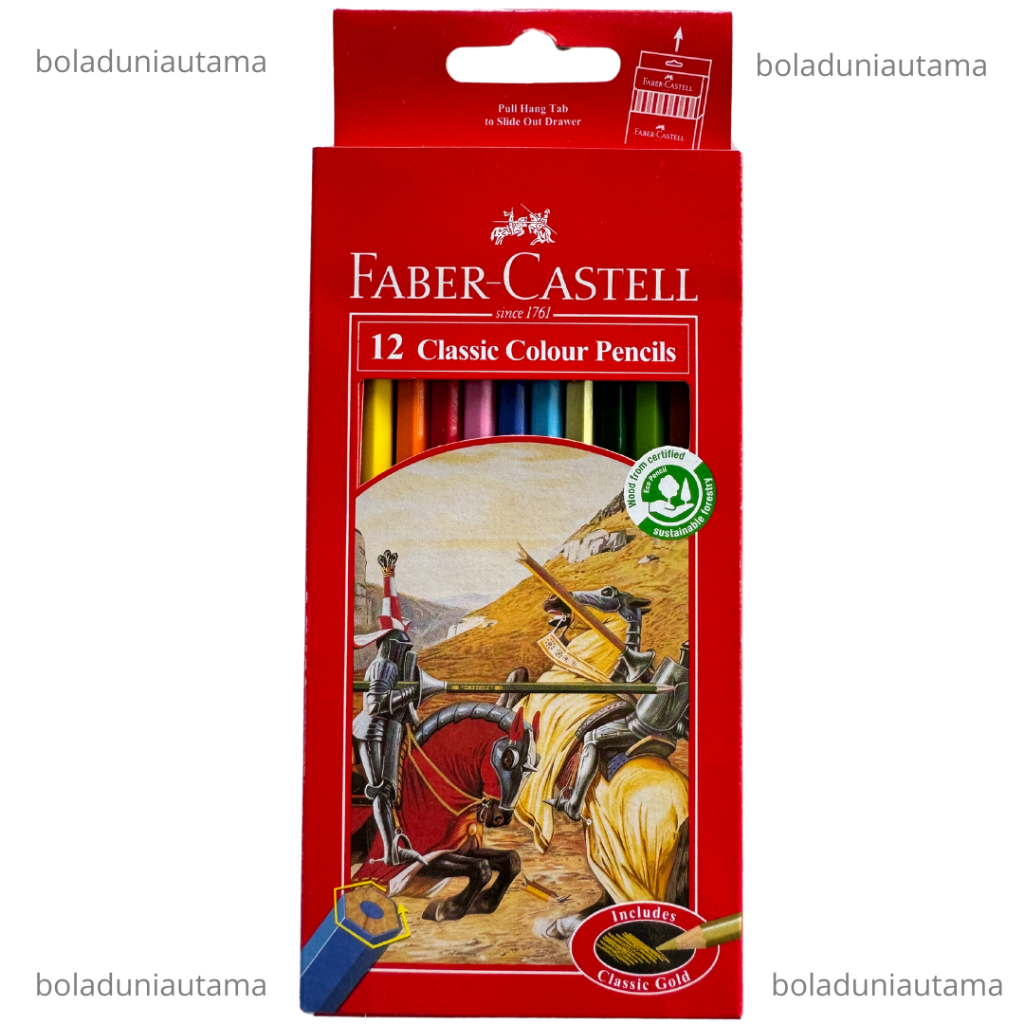 

pensil warna faber castel panjang // pensil warna untuk menggambar // pensil warna untuk sekolah // berkualitas premium