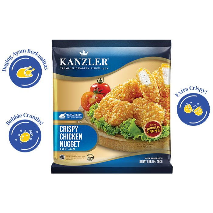 

Kanzler Crispy Chicken Nugget 450g - Super Daging Pekanbaru