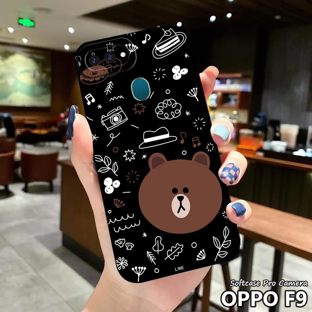 Case Oppo F9 - Casing Hp Oppo F9 ( LN ) - Softcase Pro Camera - Kesing - Silikon - Kondom Hp