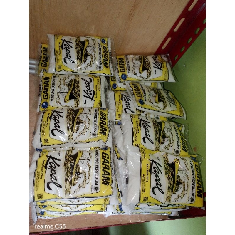 

Garam beryodium cap kapal 250g