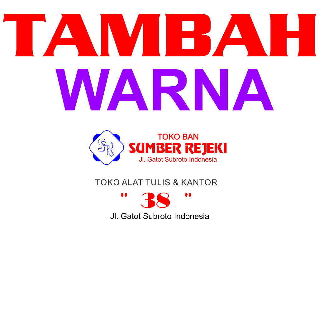 

(Bukan Refil Tinta) Request Isi Tinta 2 warna / lebih - Tambah Warna