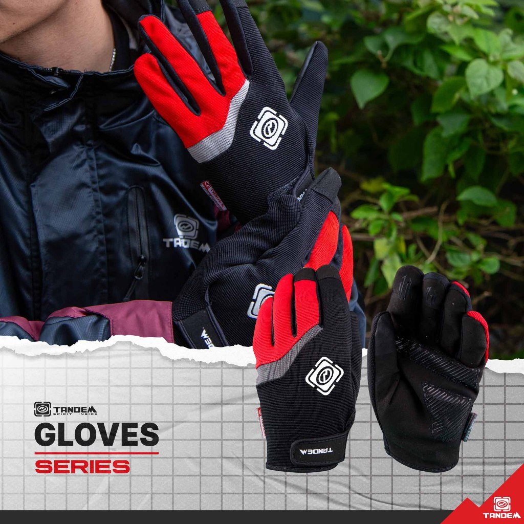 Tandem - Sarung Tangan Full Combo Sarung Tangan Motor Glove Outdoor