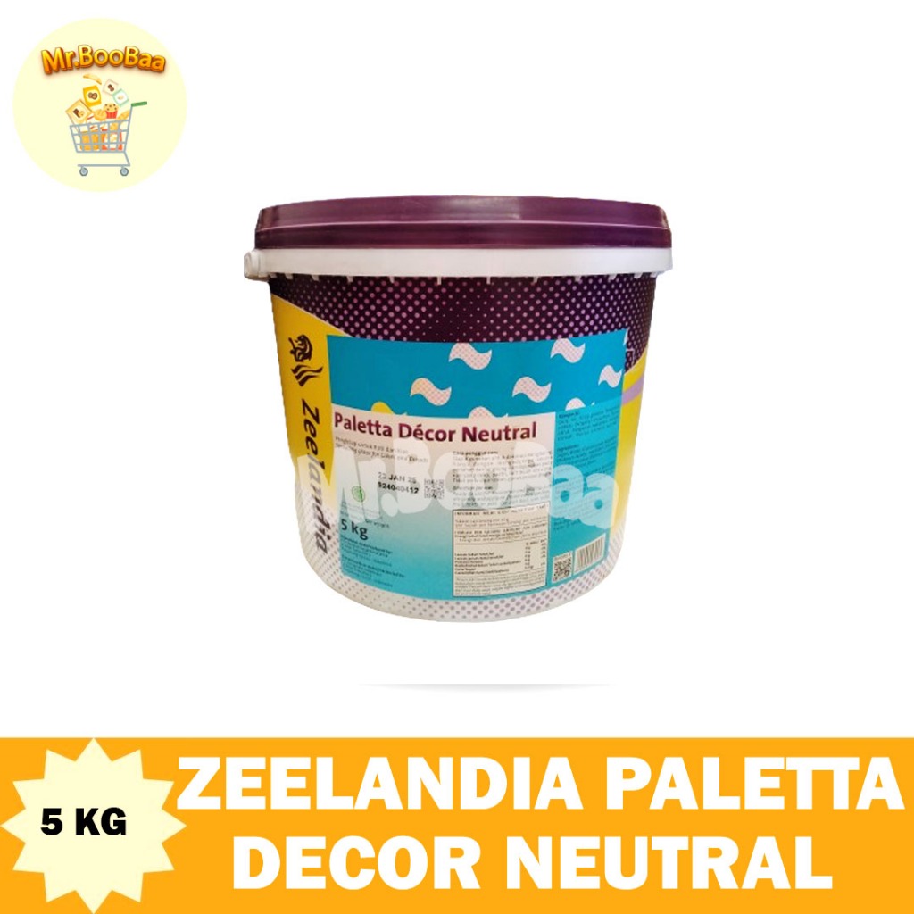 

Paletta Decor Neutral 5kg / Zeelandia Paletta Decor Neutral 5kg / Cake Decor Glaze