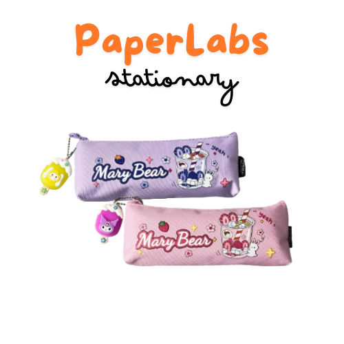 

Tempat Pensil Pulpen Kain Karakter Berbie/Peralatan Sekolah Anak/Kotak Pensil Anak Motif Mary Bear