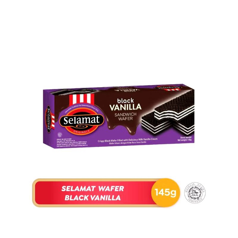 

Selamat Wafer Black Vanilla 145 Gr