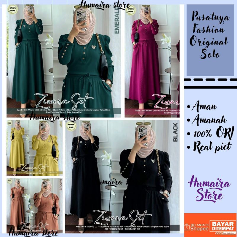 (( READY STOCK )) SHENINA SABINA TALISA SIWI KIRLY SYALLI ONESET ROK PREMIUM KEKINIAN BY HANA ATHAYA