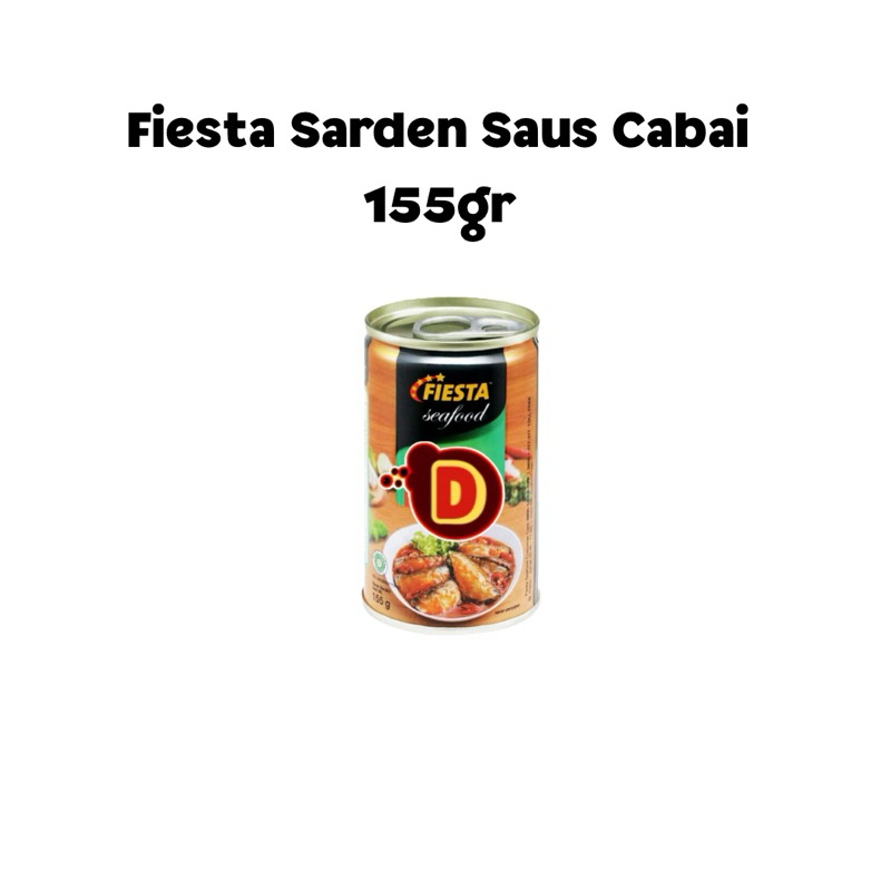 

Fiesta Sarden saus cabai 155gr | sarden | ikan sarden