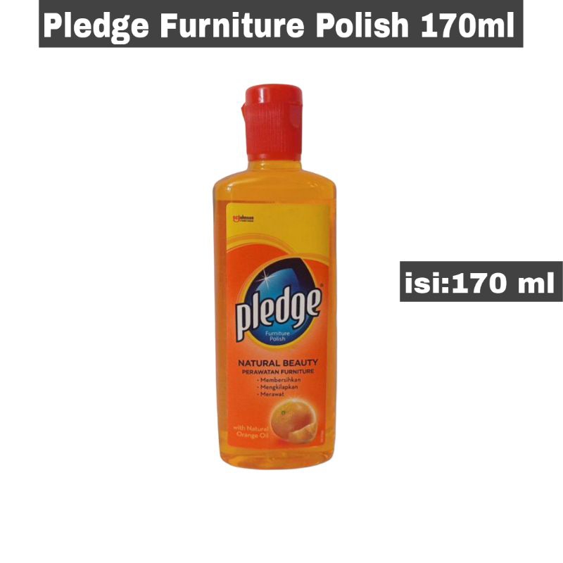 Pledge Furniture Polish Oil 170 ml Pembersihan Pengkilap Furniture