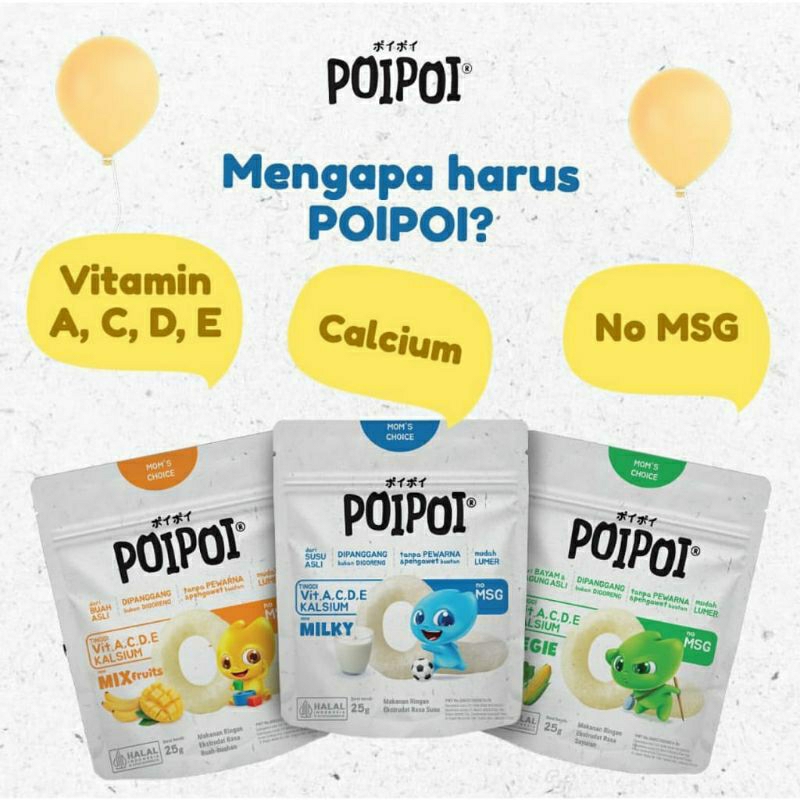 

PoiPoi Snack 25gr