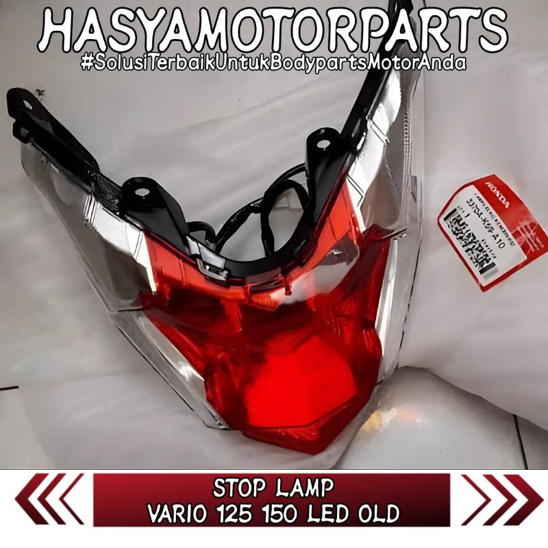 Stoplamp Reflektor Lampu Stop Belakang Assy Vario 125 150 Led Old 2015-2017 Original Ahm 3370A-K59-A
