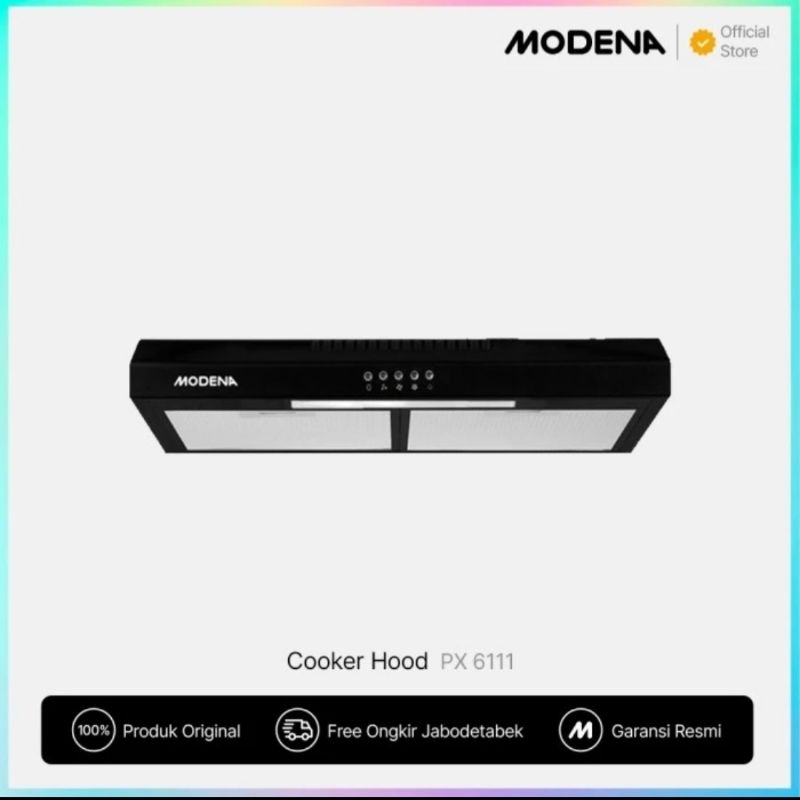 COOKERHOOD MODENA 60CM PX0611DBBK COOKER HOOD MODENA 60 CM