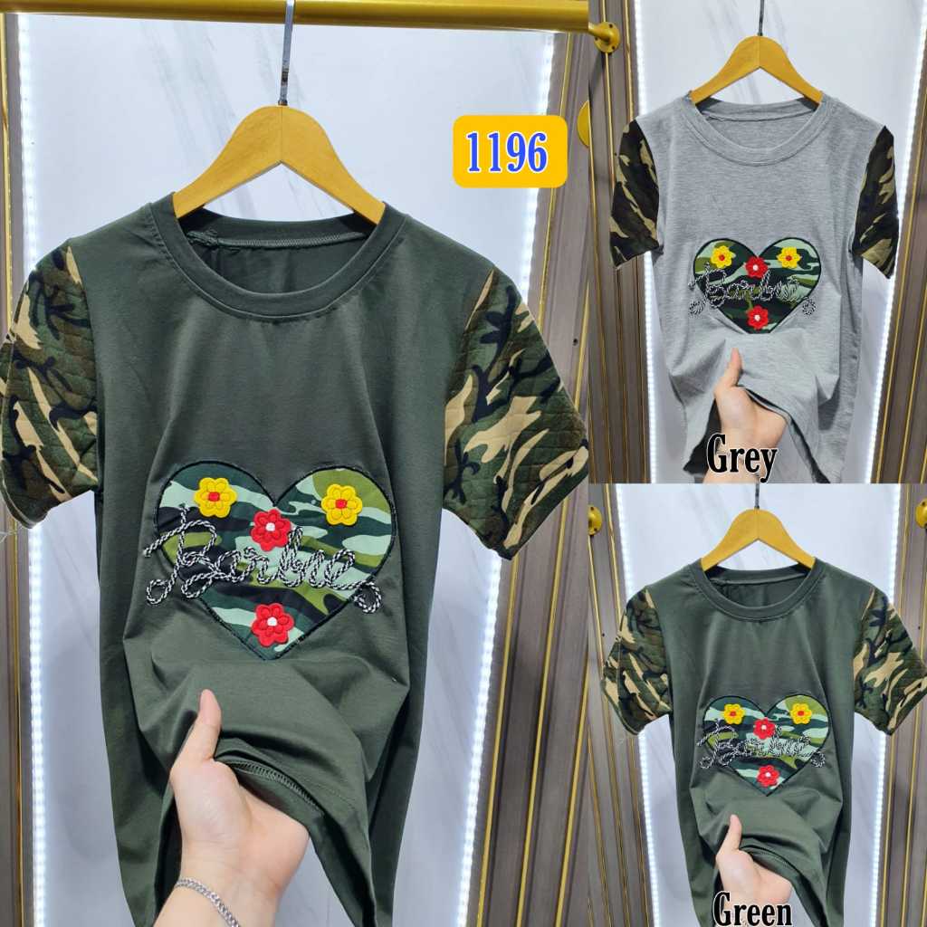 Blouse Pendek Armi 1196 / Baju Wanita Lengan Pendek Motif Atasan Wanita Murah Kekinian Outfit Ootd