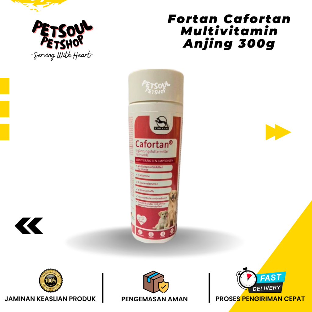 Fortan Cafortan 300gr / multivitamin anjing