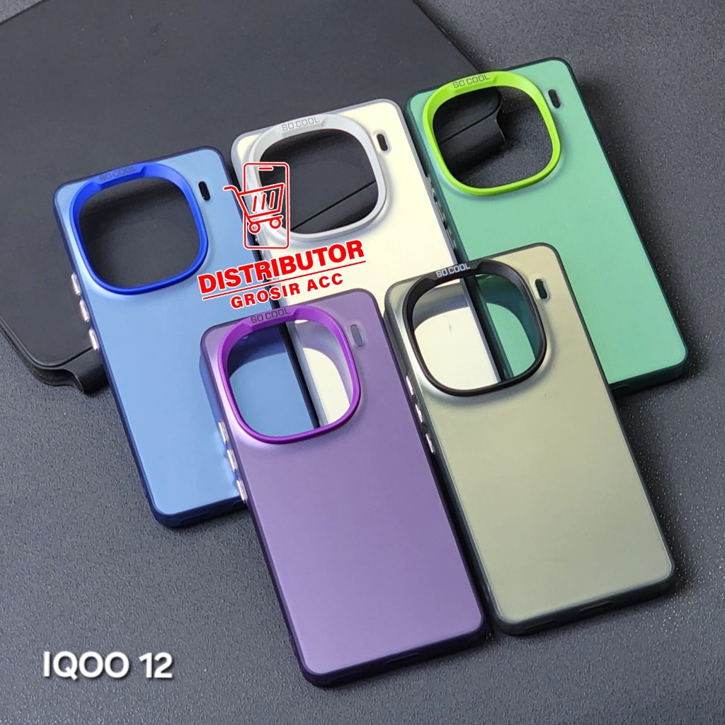IQOO 12 CASE IMD HYBRID PLATE HOLOGRAM CASE SOCOOL IQOO 12