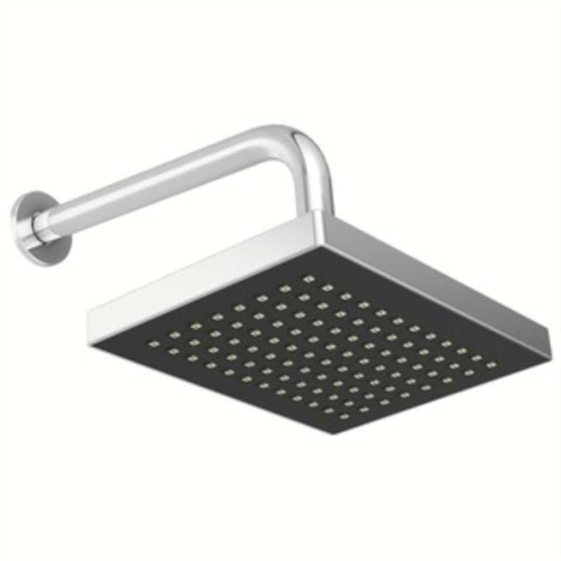 Shower Tanam 8 inch Set Tiang Stenlis/Shower Tanam Dinding Kamar Mandi/Set Shower Tiang Stenlis