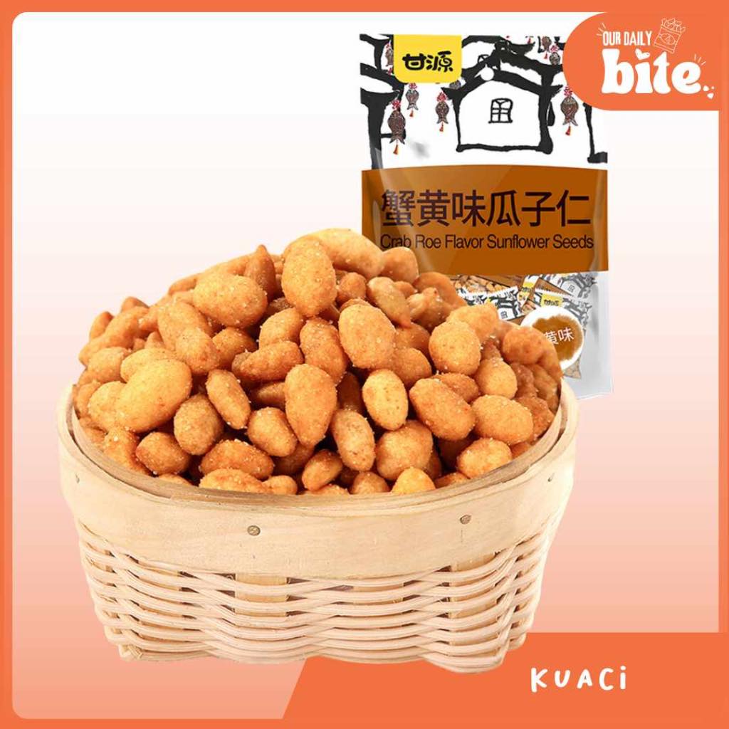 

GANYUAN Jajanan Snack Kuaci Tepung/ Crab Roe Flavor Sunflower Seeds 208gr