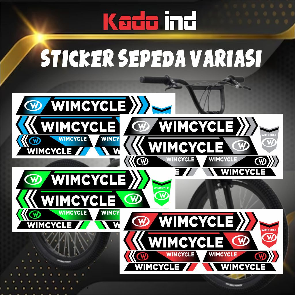 Stiker Sepeda Variasi, Sticker Sepeda Wimcycle 01