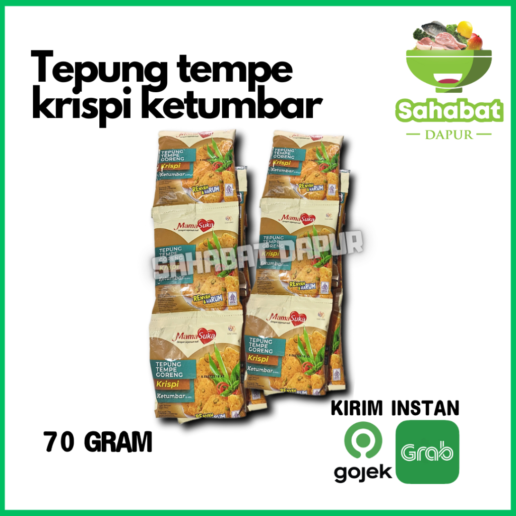 

MamaSuka Tepung Tempe Krispi Ketumbar 70gr - Sahabatdapur