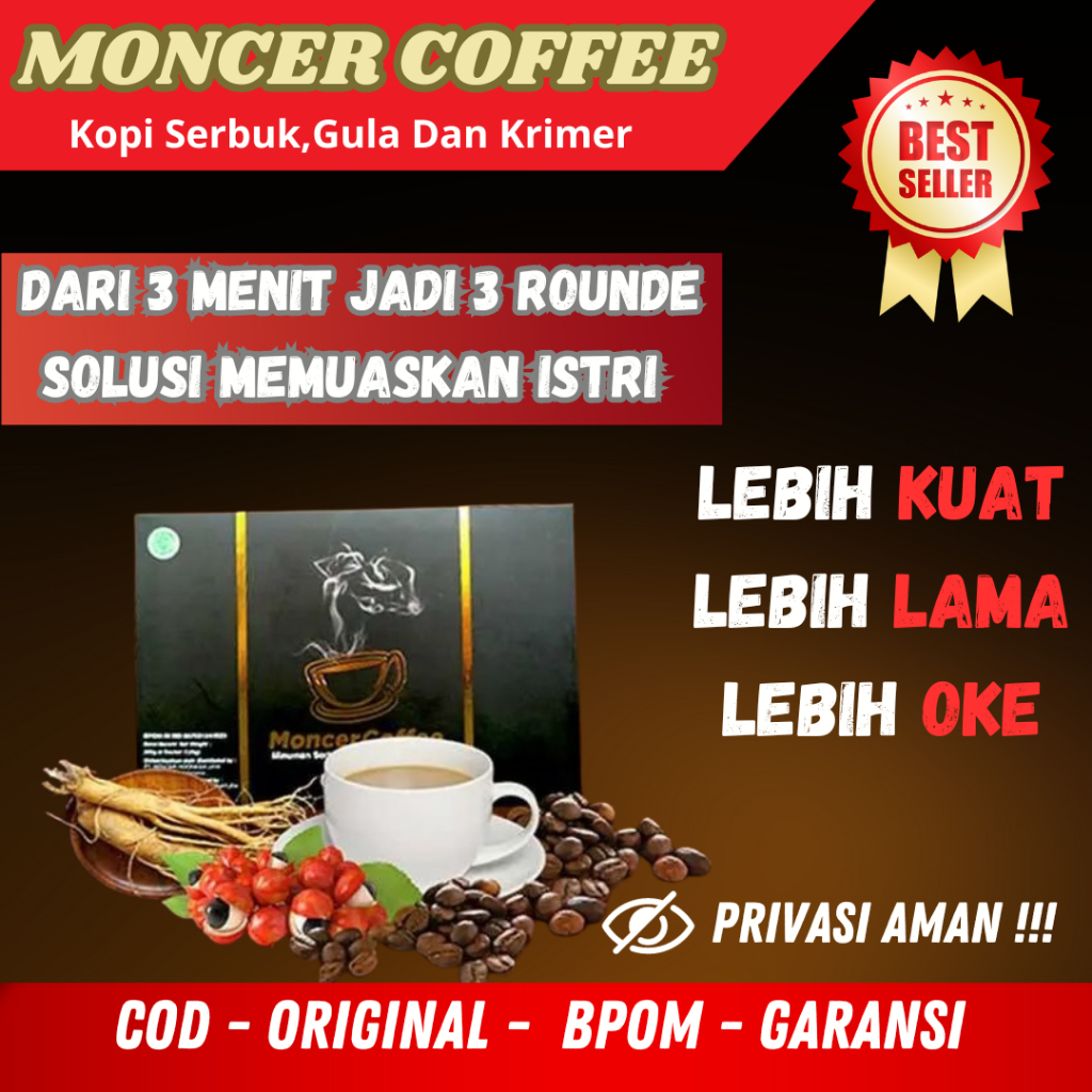 

[Hy1] Monceer Kopi Original | 1Box 8 Sachet | Halal & Bpom