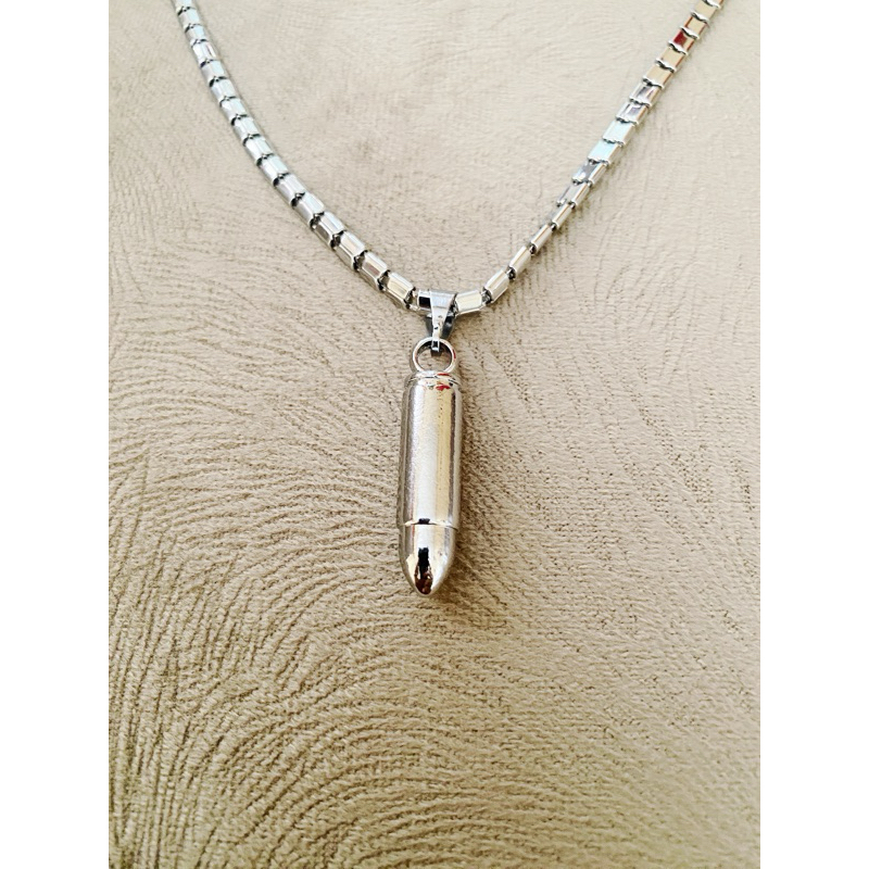 Liontin / Bandul Kalung Liontin Cewek Cowok Model Peluru