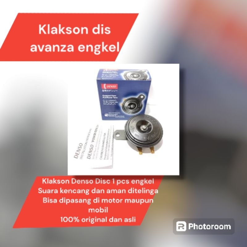 Klakson disc denso avanza engkel original