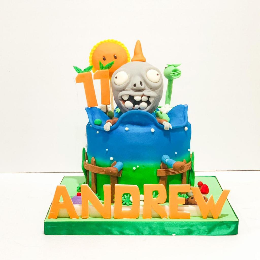 

Kue Ulang Tahun/Birthday Cake/Kue Ultah Tema Zombie Plants/Kue Birthday Jakarta