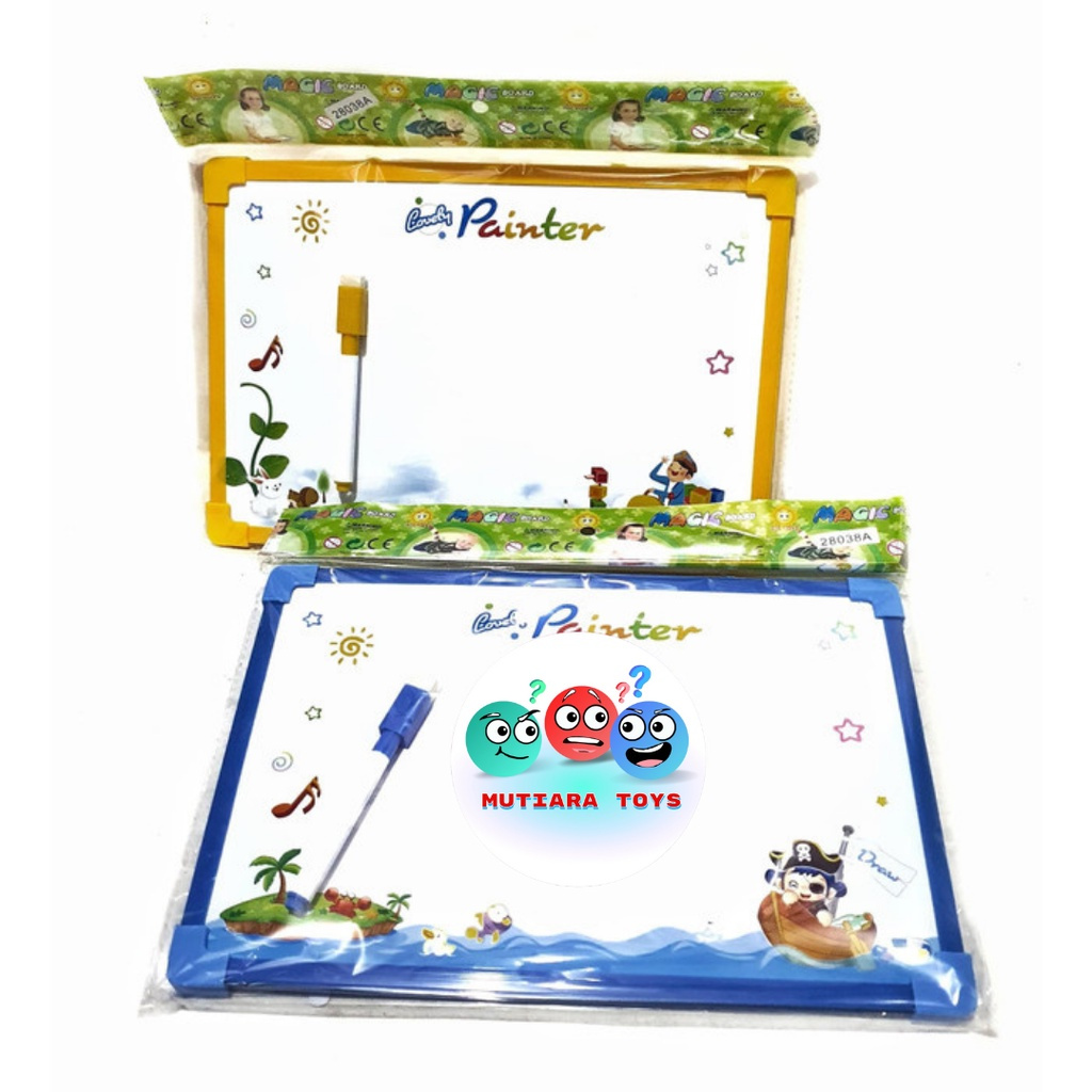 

MM Mainan Papan tulis Whiteboard Spidol No.28038A