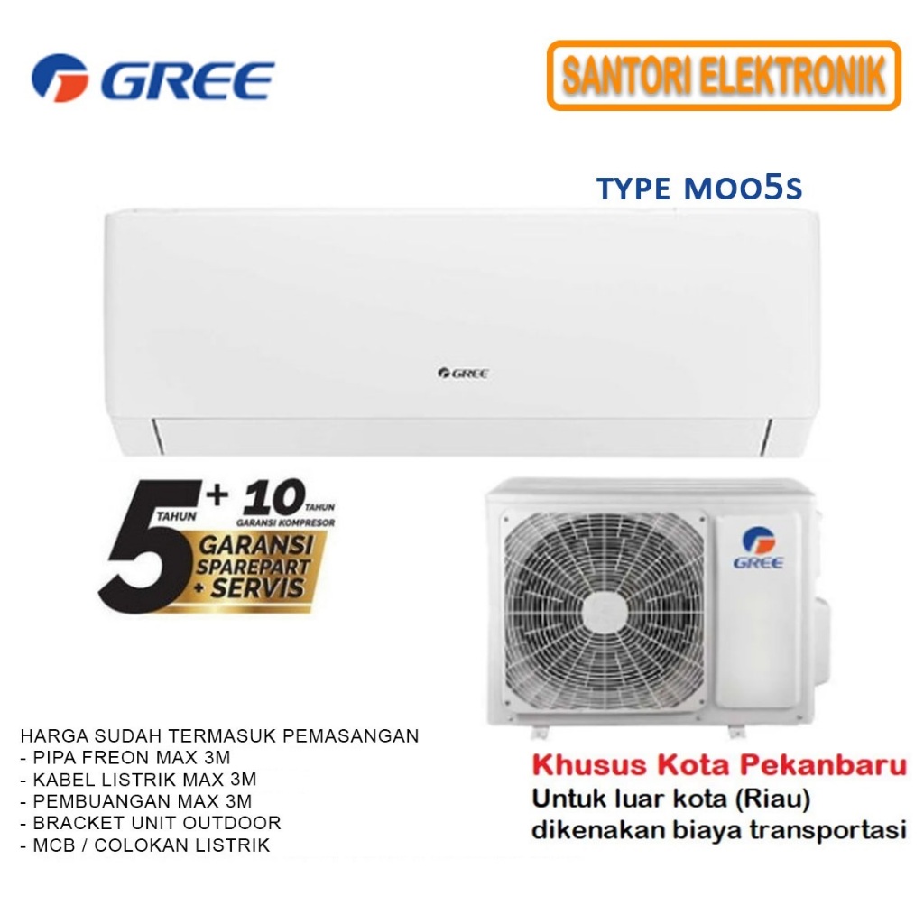 AC STANDARD GREE 0.75PK GWC-07MOO5S | GWC07MOO5S PEKANBARU