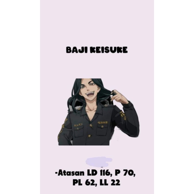 Costume baji Keisuke Cosplay Tokyo revengers tokrev anime