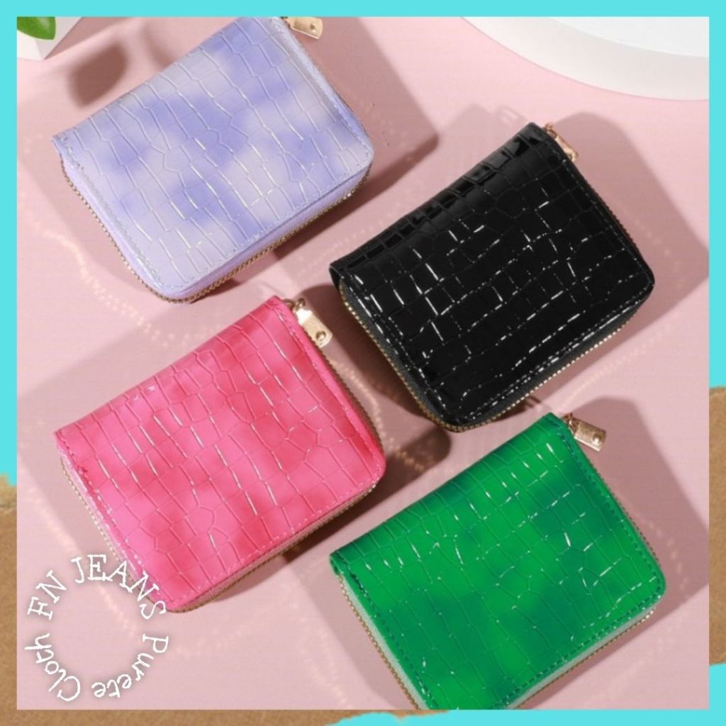 Card Holder Motif Kulit Wanita Card Holder Dompet Kartu Uang DUW 22