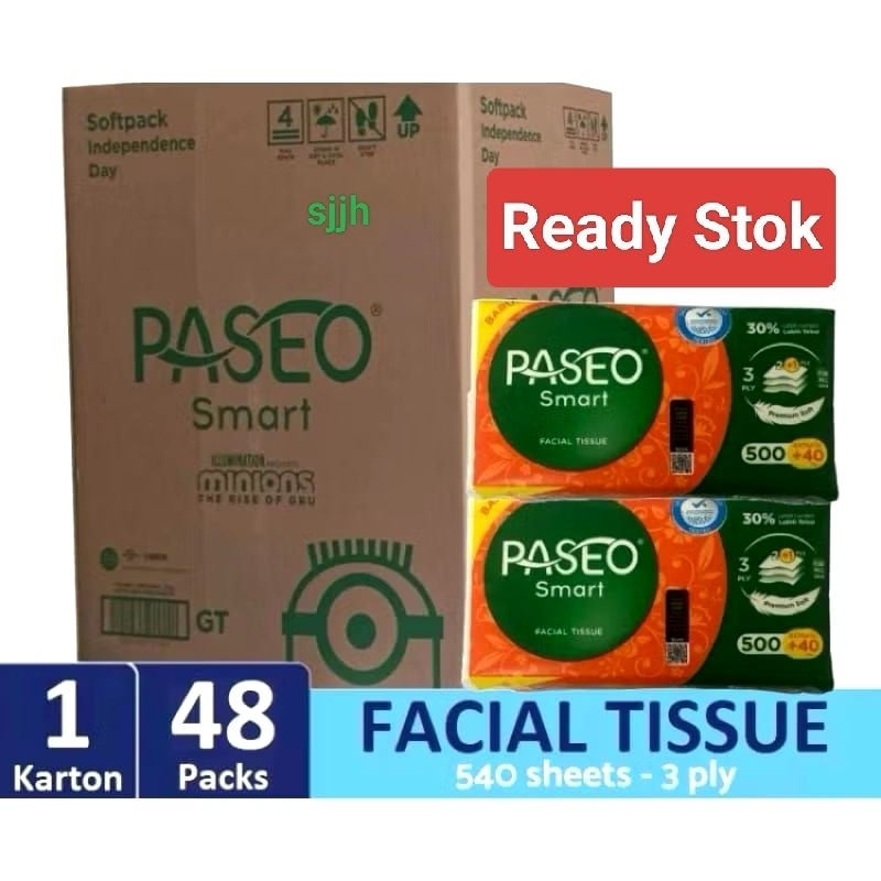 Tisu Paseo 1 Dus paseo 540s / Tissue Paseo 540sheet 1 dus