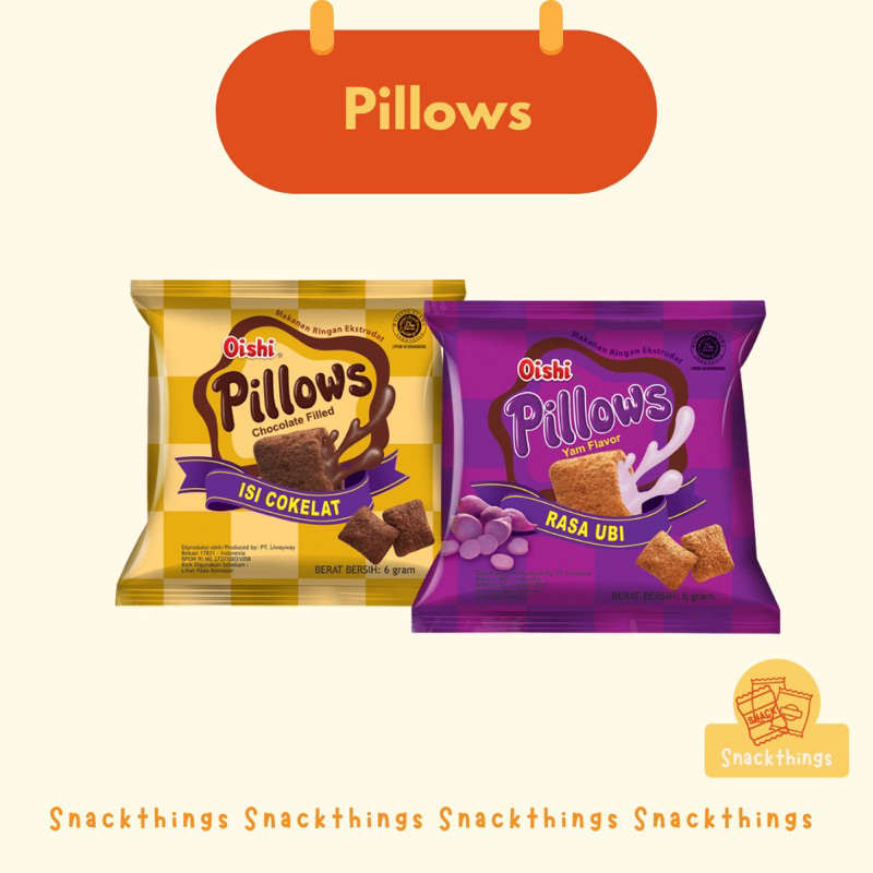 

SNACK OISHI PILLOW RENCENG 6gr - 20 Pcs