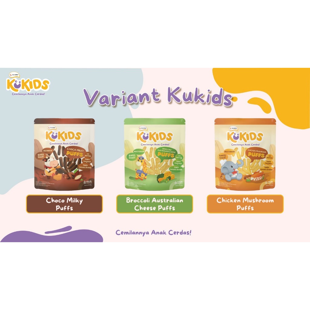 

Ina Cookies - Kukids Puffs - 35g - Cemilan Anak