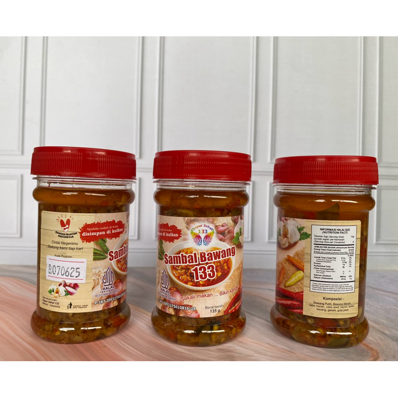 

SAMBAL BAWANG 133 [TANPA PENGAWET]