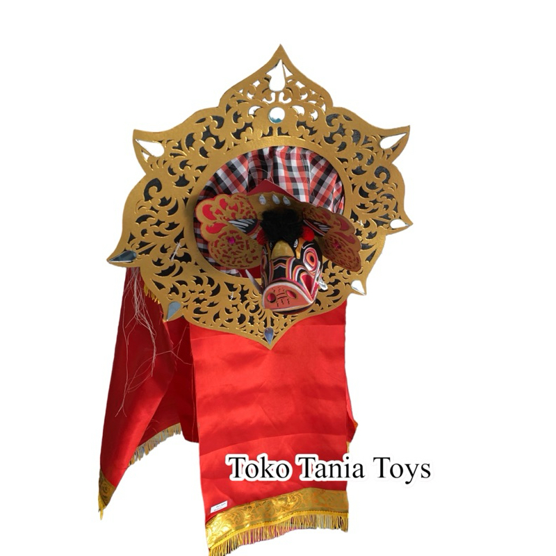 Badan Barong Bangkung dan Cat Mainan Tradisional Bali Untuk Anak Anak