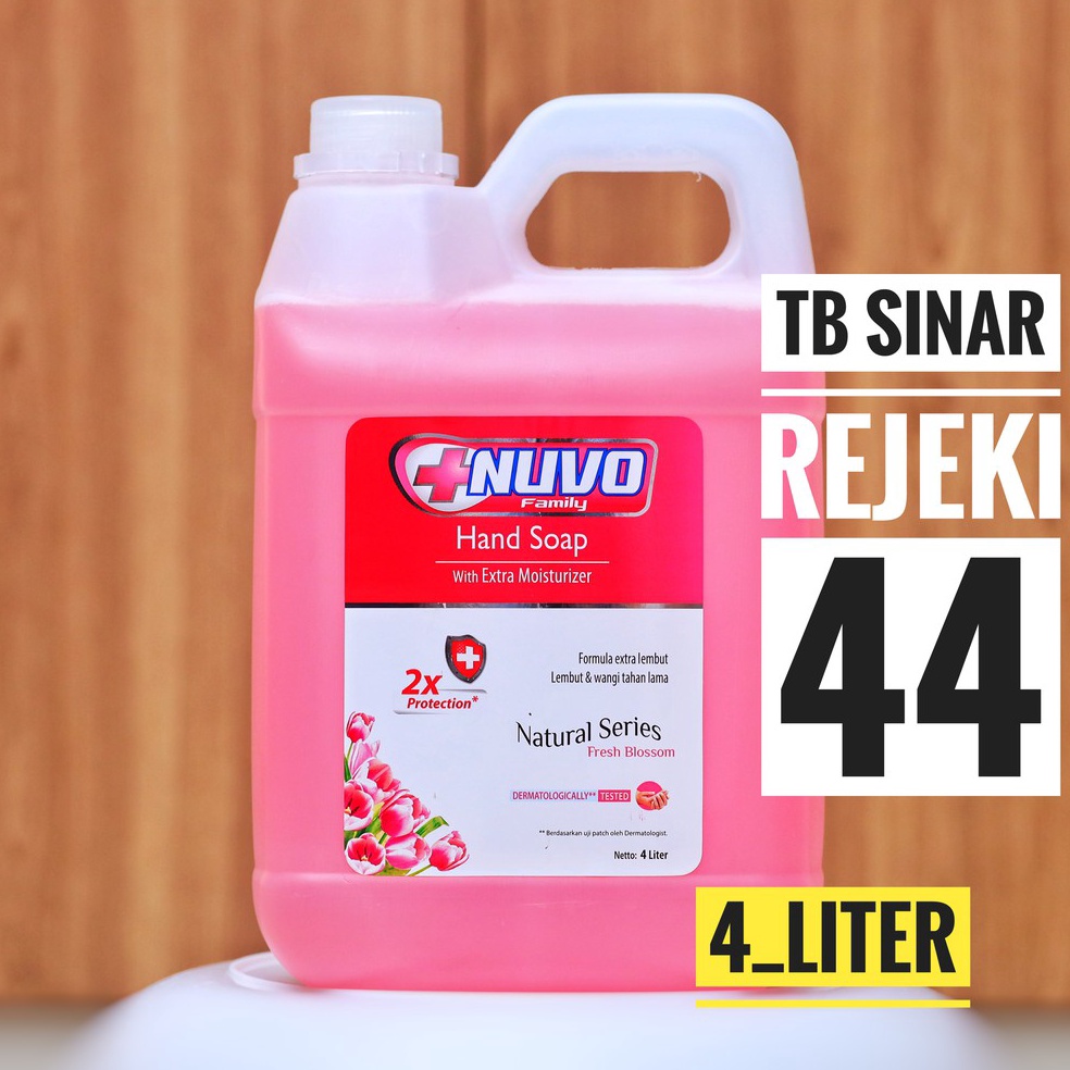 Instan  Same Day NUVO HAND SOAP JERIGEN 4 LITER  5 LITER SABUN CAIR CUCI TANGAN ANTI BACTERIAL EXTRA