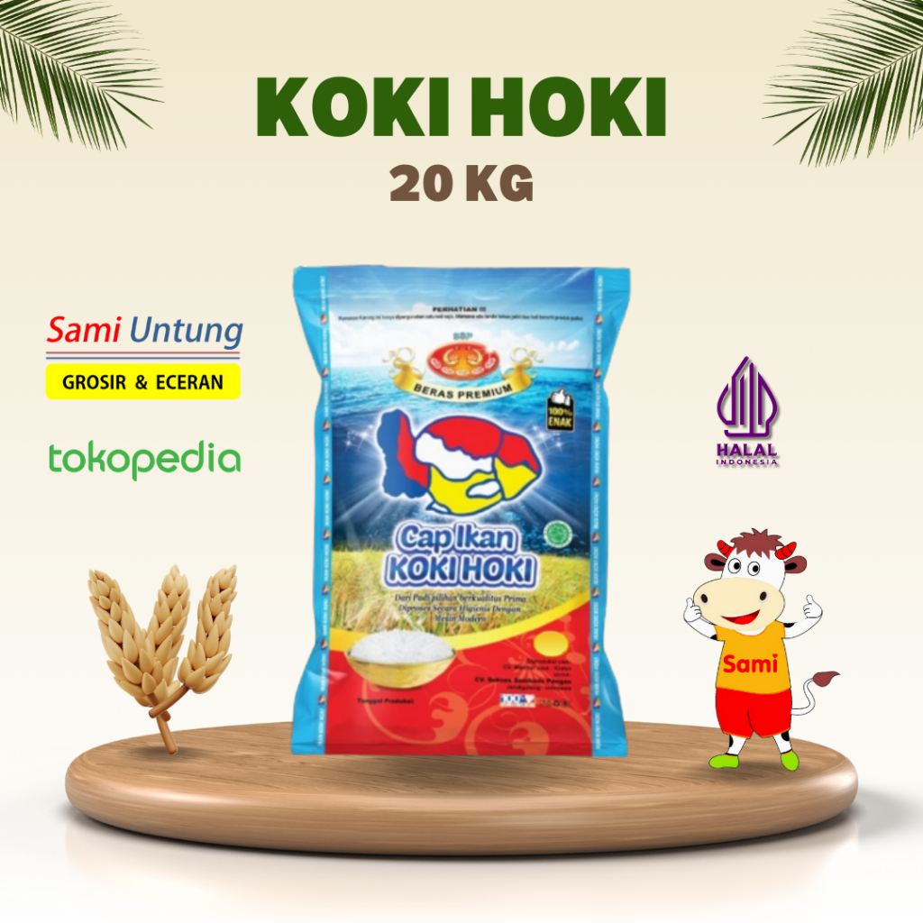 

Beras Ikan Koki Hoki @20KG - SSP Sami Untung