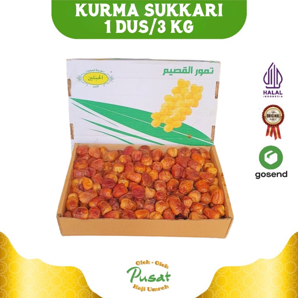 

KURMA SUKARI AL QASSIM PREMIUM DUS 3 KG OLEH OLEH HAJI UMROH