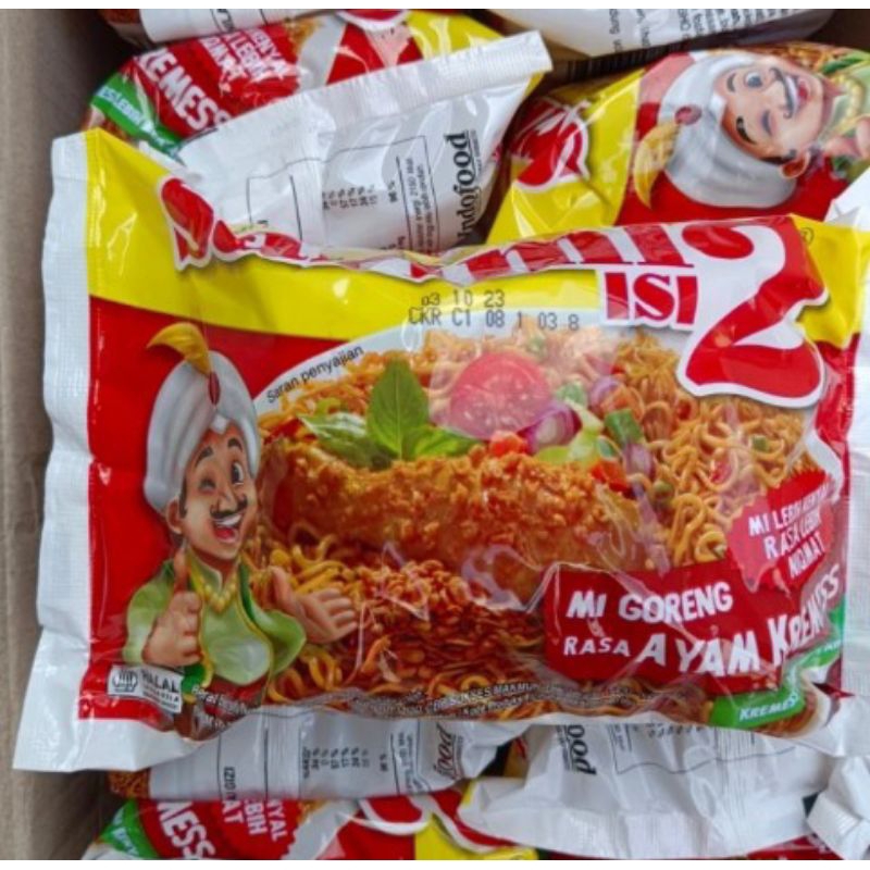 

Sarimi isi 2 Goreng Ayam Kremes