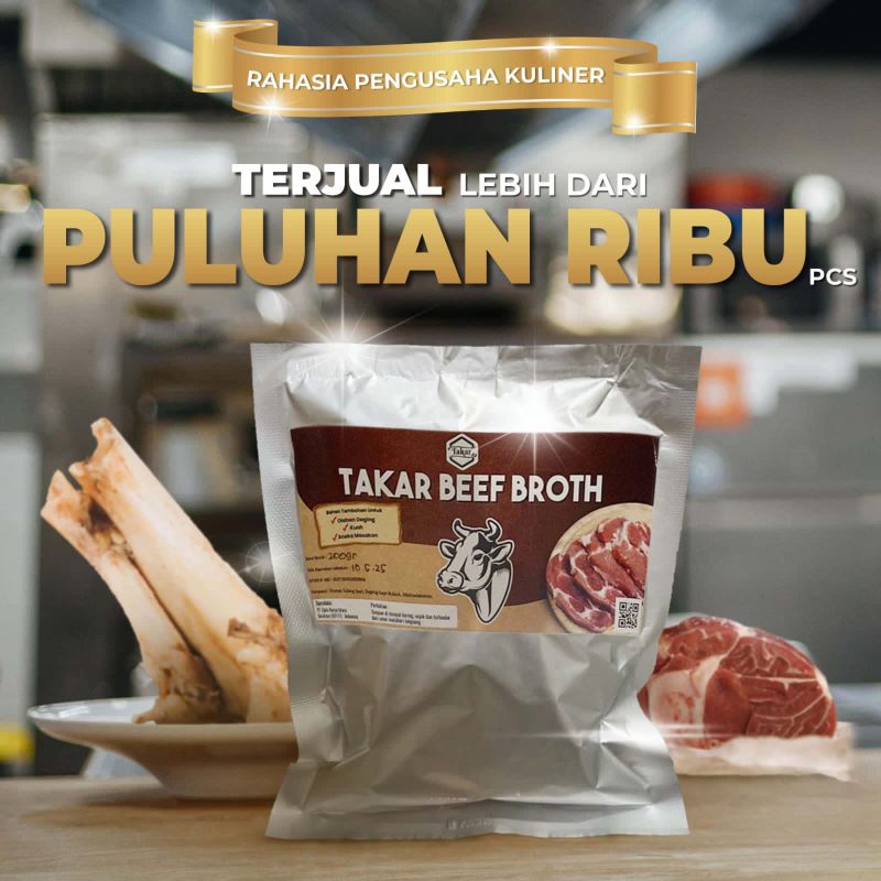 

Beef Broth - Perasa Sapi / Kaldu Sapi Murni / Extrak Sapi (Lebih kuat dari Royco / masako)