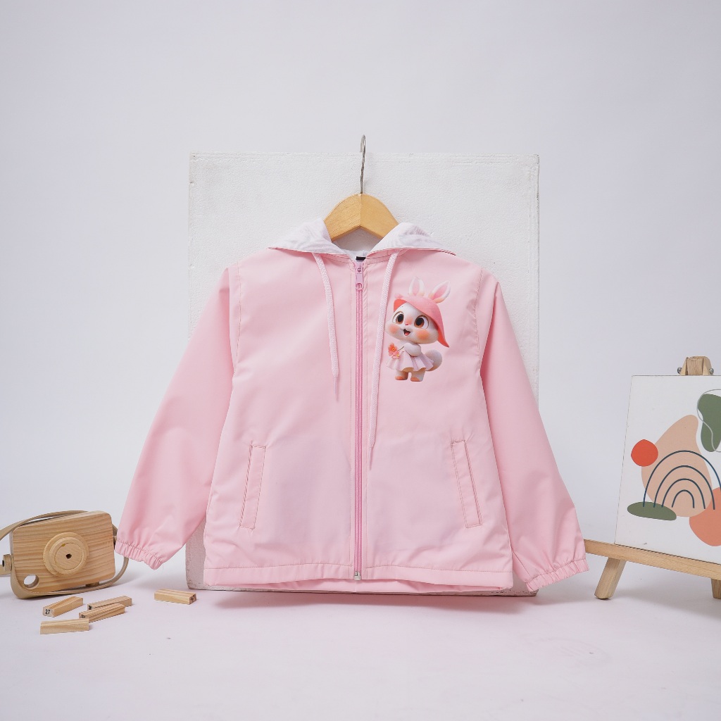 JAKET ANAK PARASUT KARAKTER LUCU