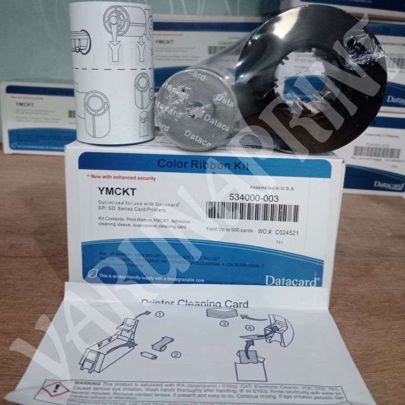 Ribbon Color YMCKT 534000-003 Datacard / Datacard / 534000-003 / Ribbon Datacard / Ribbon YMCKT Data