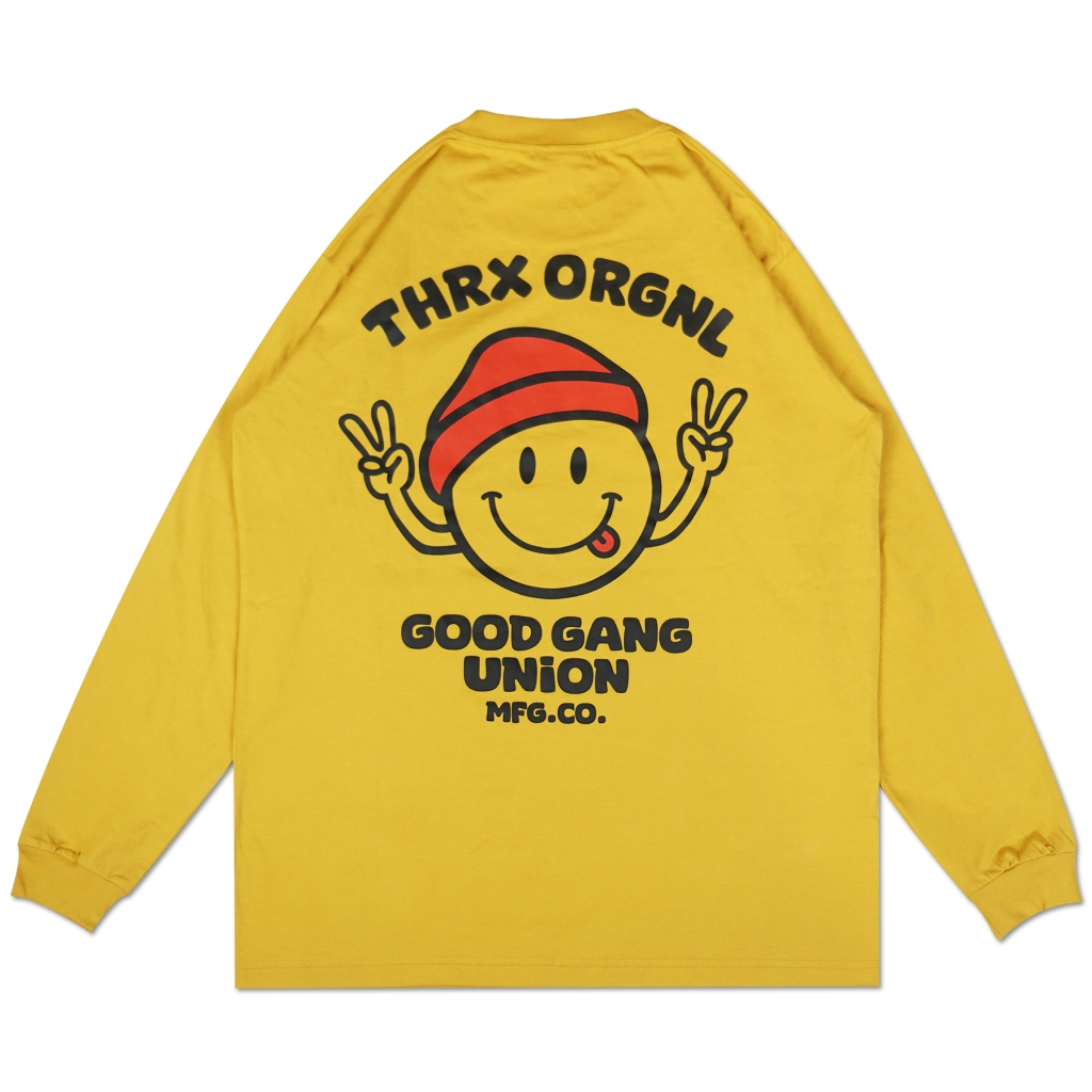 Throox Longsleeve || Throox Kaos Lengan Panjang Didier Yellow