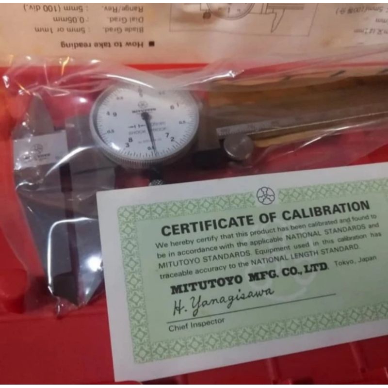 Mitutoyo Dial Caliper 8 inch jangka sorong sigmat 200 mm
