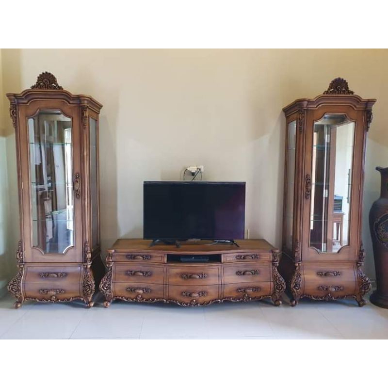 lemari hias lemari tv lemari jati bufet tv