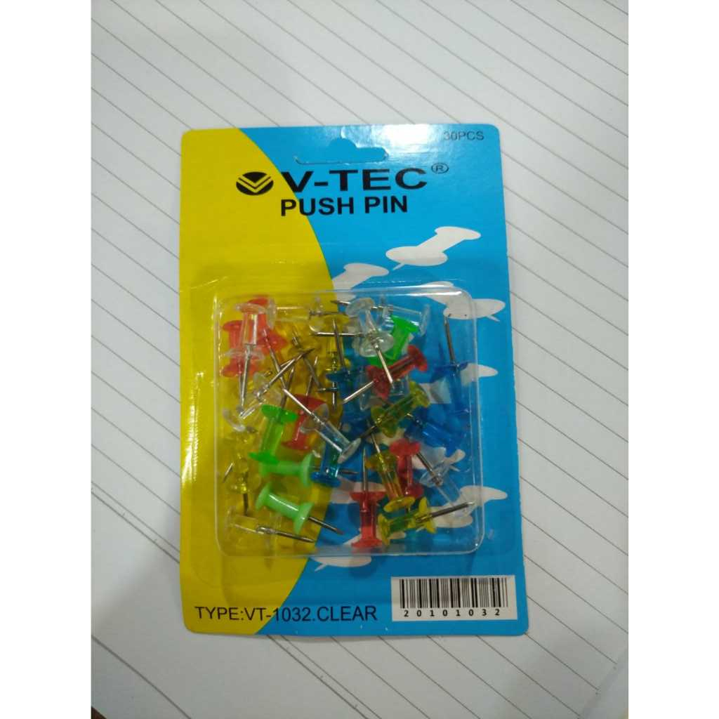 

V-TEC PUSH PIN VT-1032 CLEAR